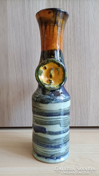 Retro élés sándor ceramic vase