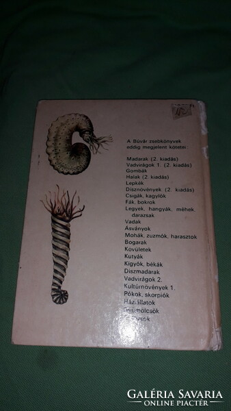 1977. Henrik Farkas: - diver's pocket books - primitive animals picture book according to the pictures móra