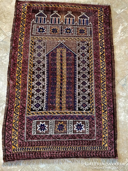 Antique beludj carpet 150x97 cm