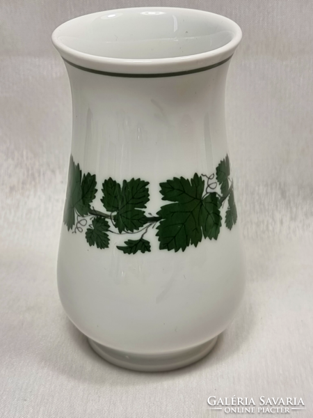 Meissen crosswise blue sword ivy pattern porcelain vase. A flawless collector's item