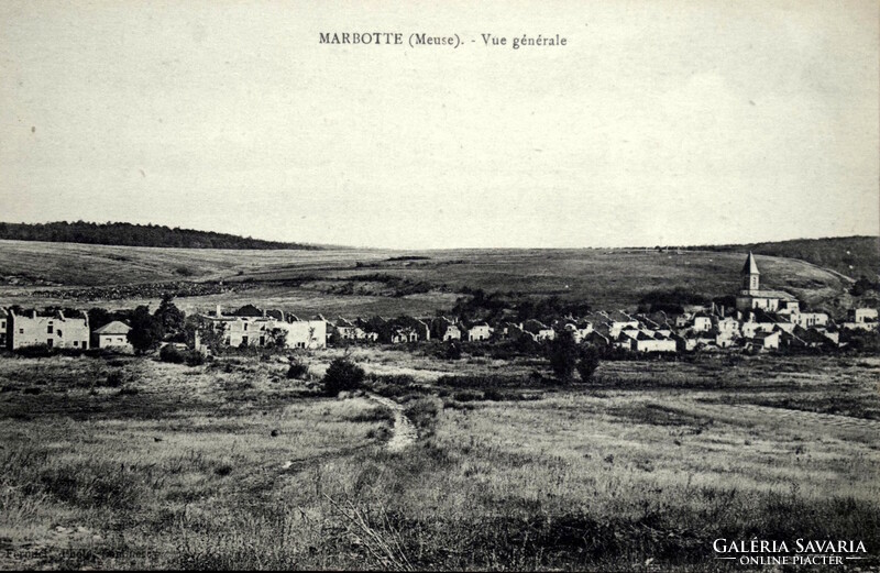 Marbotte Vue Générale- város látkép fotó képeslap  ~1910