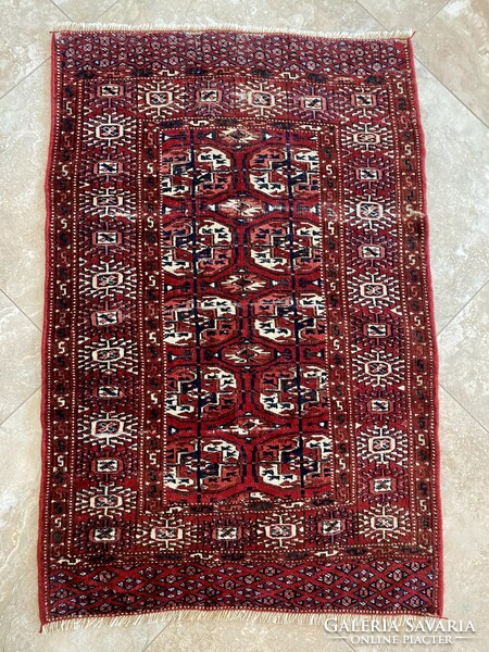 Antique Turkmen tekke rug 122x81 cm