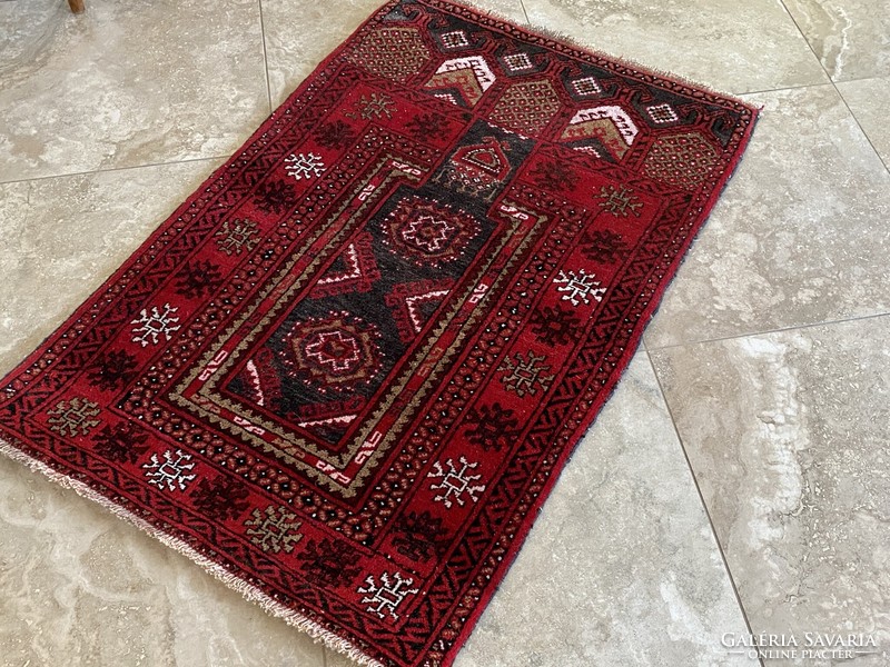 Afgan szőnyeg hibátlan 116x71cm