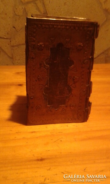 Antique Bible from 1861, copper-covered, Slovak language