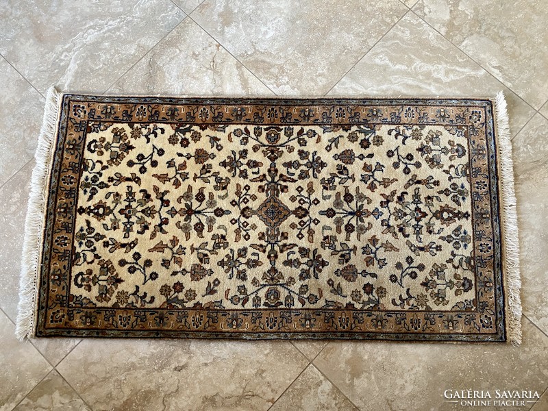 Iran Isfahan Persian carpet 140x71 cm