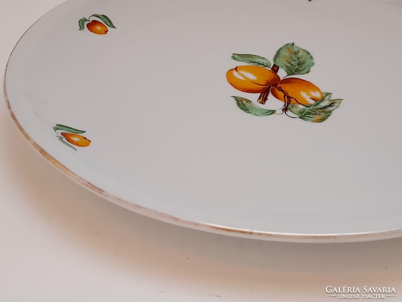 Alföldi porcelain peach pattern large bowl, 28 cm