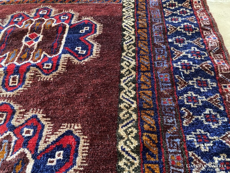 Afgan kézi csom. szőnyeg 118x88cm