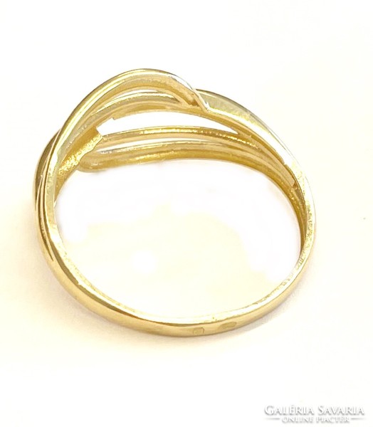Yellow gold ring without stones m62