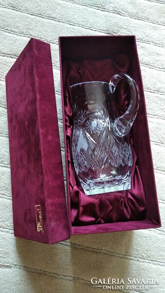 Water jug, crystal, Hungarian, 2.02 kg !!!