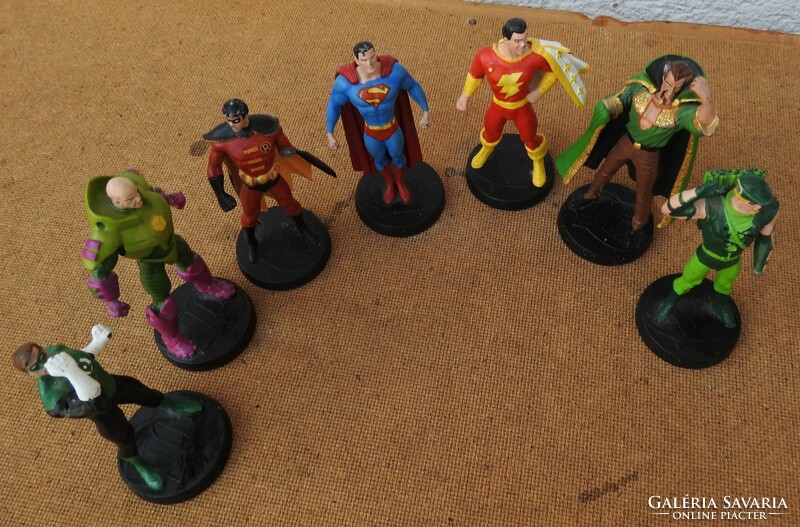 Retro toy soldier collection - lead soldiers - comic book heroes - batman - superman etc... Together