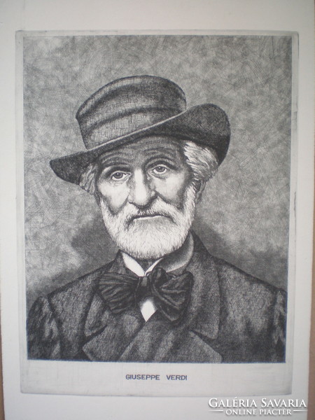 Albert Szent-győrgyi etching! And etchings of composers