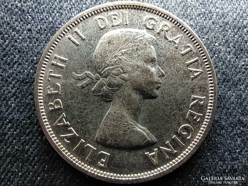 Kanada 100 éves Brit Kolumbia .800 ezüst 1 Dollár 1958 (id61340)