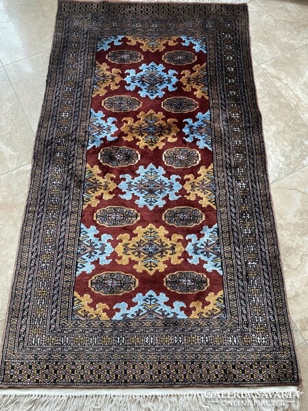 Pakistan Bokhara 3ply selyemmel 170x90cm