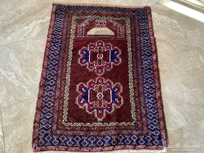 Afghan hand knot. Carpet 118x88cm