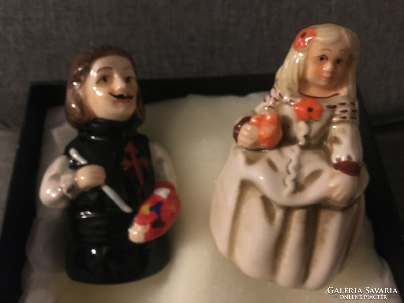 Spanish ceramic salt and pepper shaker