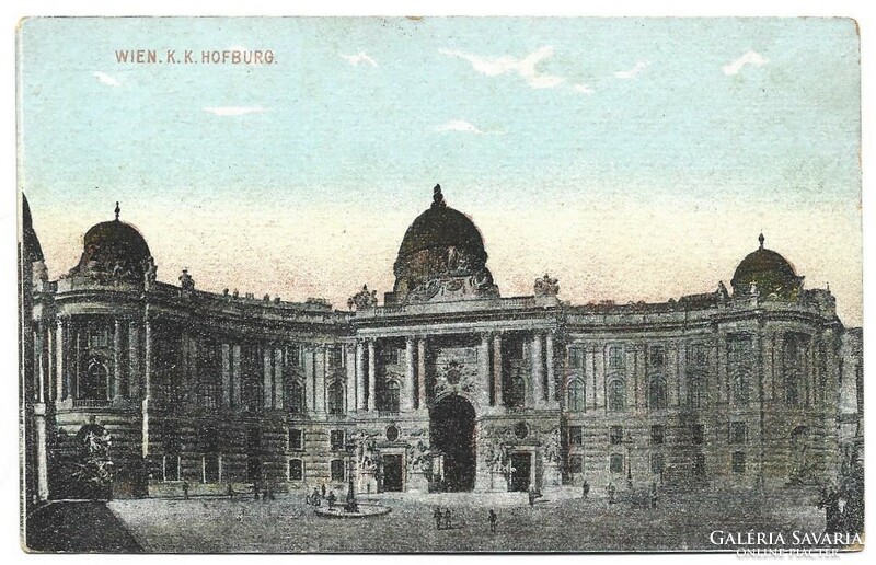 Postcard Vienna Vienna K.K. Hofburg did not run