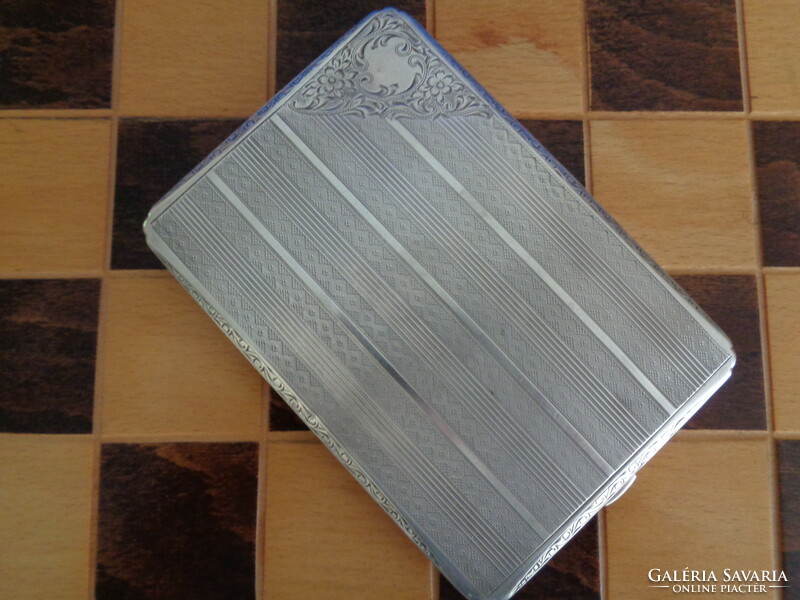 Antique silver cigarette case