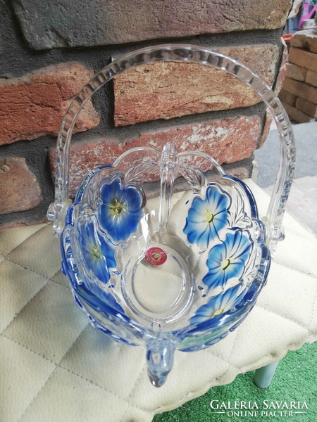 German walterglass glass basket
