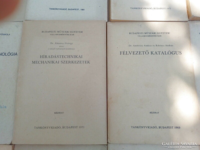 (1959~) Tankönyvkiadó: BME / ELTE / KTMF / Kossuth Gyakorló Gimnázium