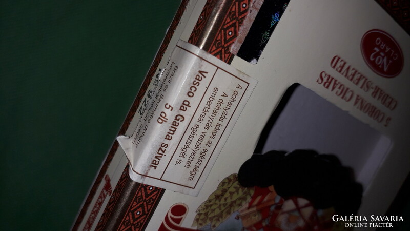 Retro vasco de gamma sumatra - brasil paper cardboard cigar box 17 x 10 cm according to the pictures