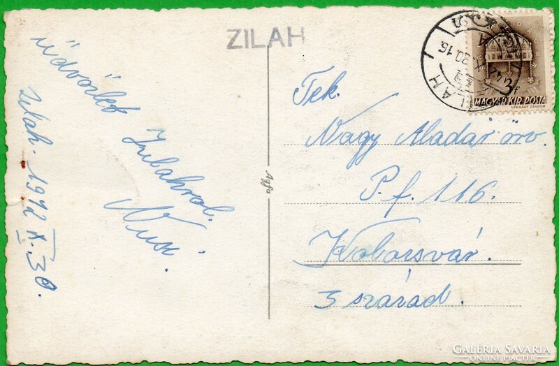 228 --- Running postcard 1942 zilah