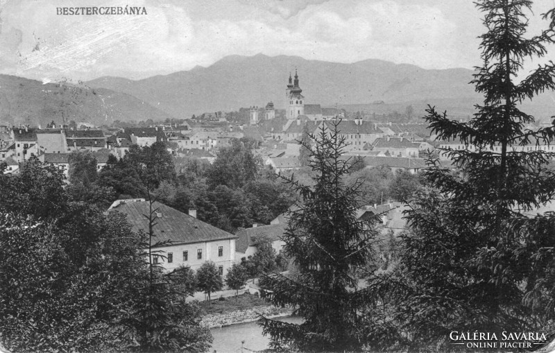 227 --- Running postcard 1917 Besztercebánya