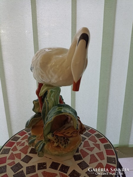 Rare porcelain stork