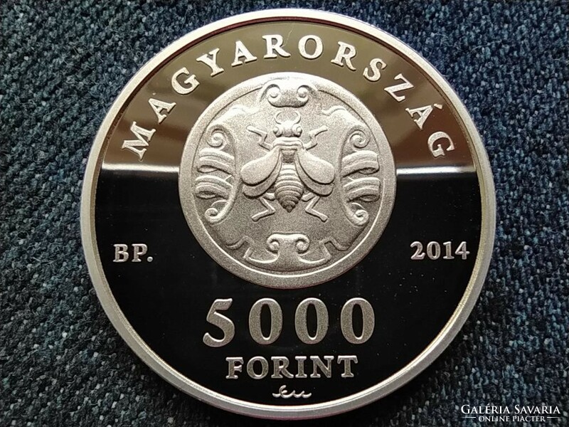 For the 150th anniversary of the death of András Fáy .925 Silver 5000 HUF 2014 bp pp (id63054)