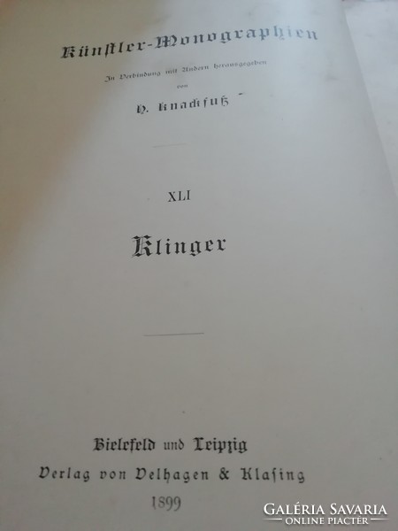 1899 Klinger mar sdjmib very rare