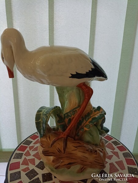 Rare porcelain stork