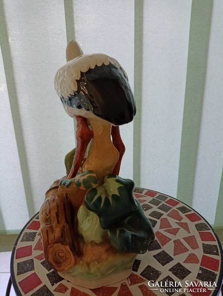 Rare porcelain stork