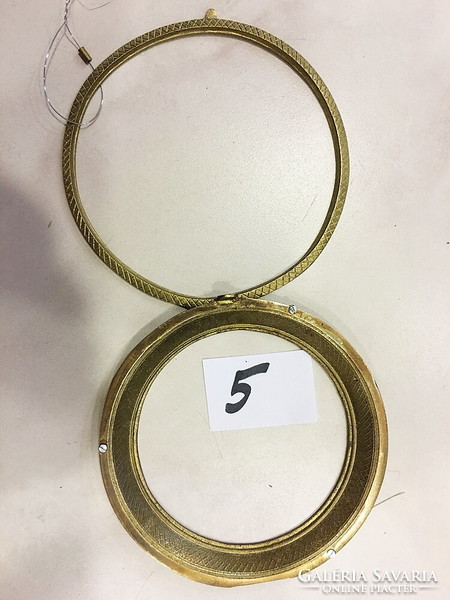 Bronze dial and door ring for Empire, Biedermeier table or frame clocks /from clock heritage/