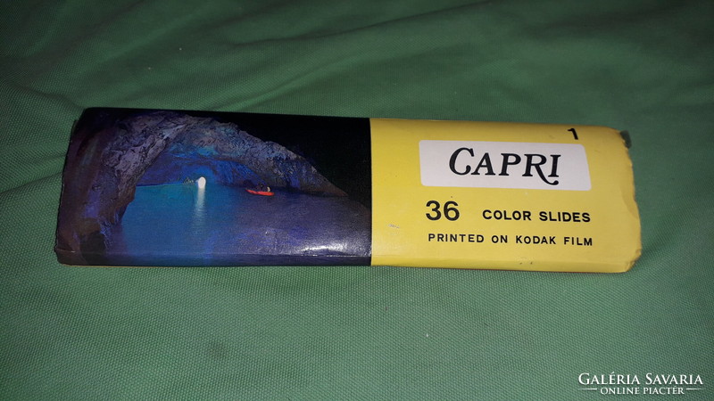 Old travel souvenir Italy - capri 36 slides in original packaging according to pictures