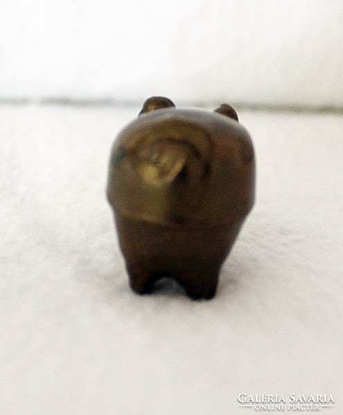 Solid miniature copper pig