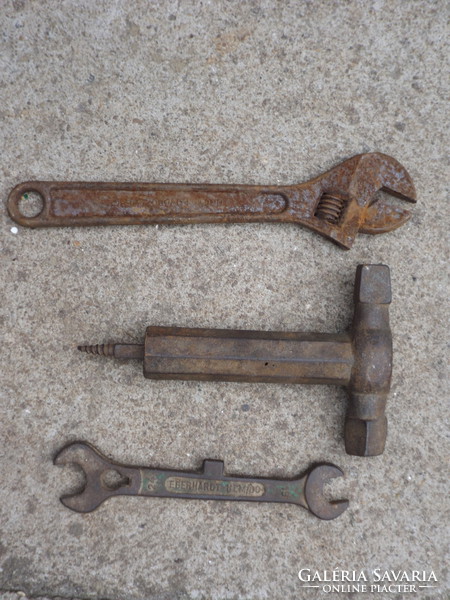 Rare German wehrmacht 200 liter barrel wrench and gk wrenches 3 in one.
