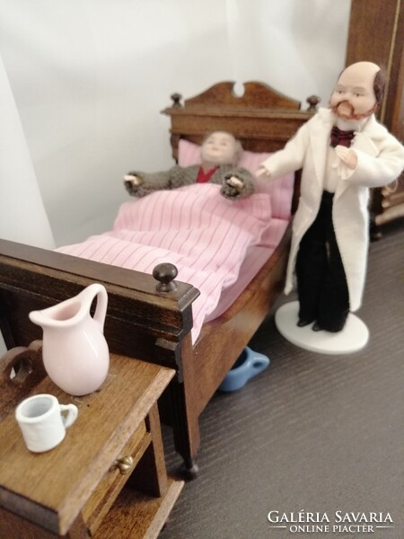 Doll house baby furniture bedroom patient room