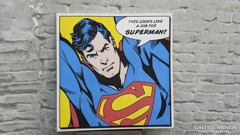 Superman print (roy lichtenstein)