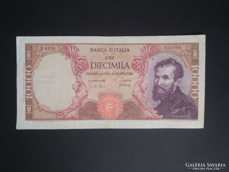 Olaszország 10000 Lire 1962 VF-