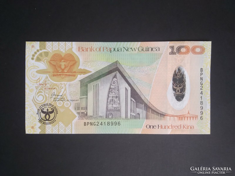 Pápua Új Guinea 100 Kina  2008 Unc-