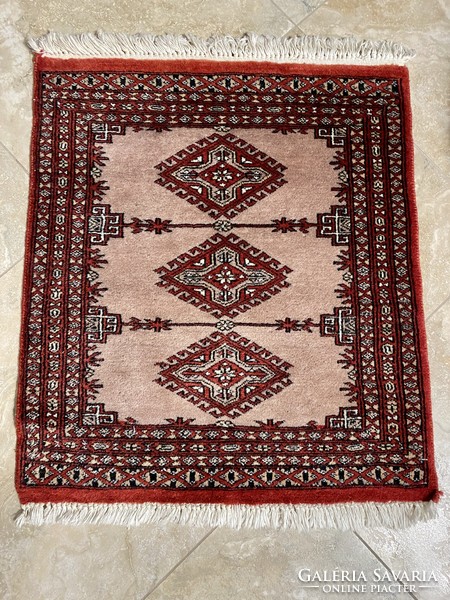 Pakistan bokhara 3ply carpet 75x62cm