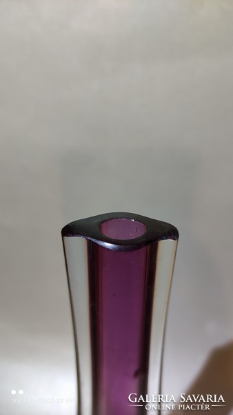Teardrop muránói üveg váza pompás