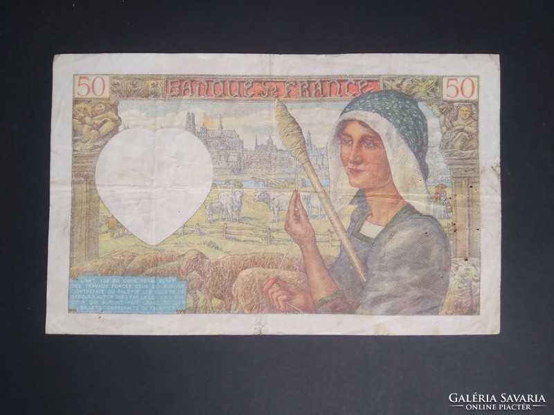 France 50 francs 1941 f