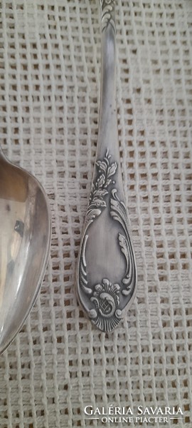 6-6 silver-plated spoons and forks