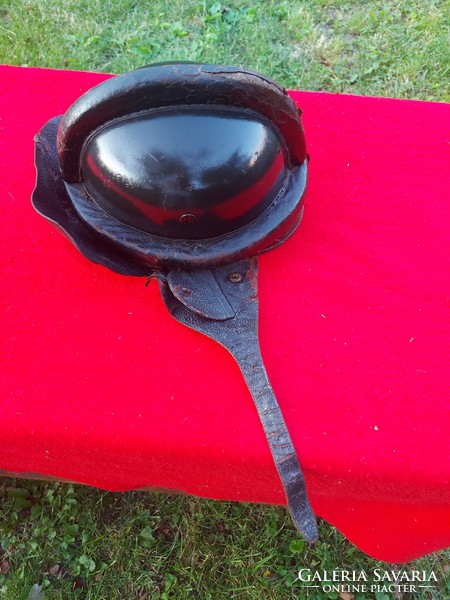 German leather helmet, motorcycle, aviation