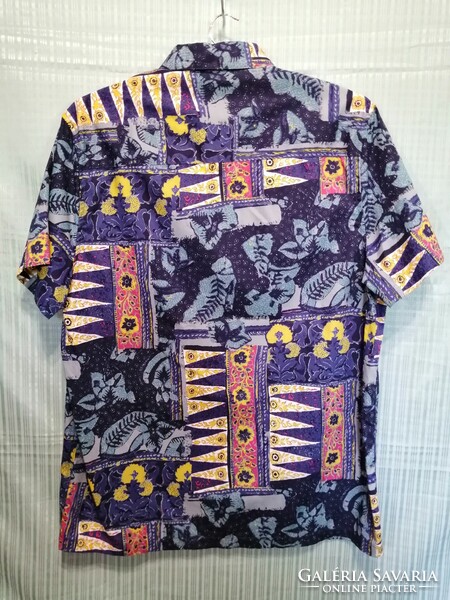 Cotton s-pattern men's shirt, bust 114 cm.