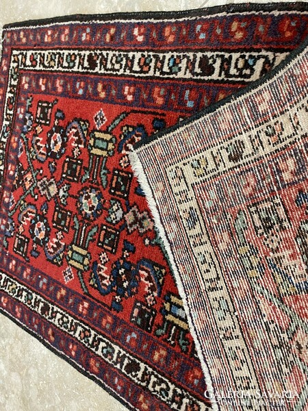 Iranian patina hoseinabad Persian carpet 100x60