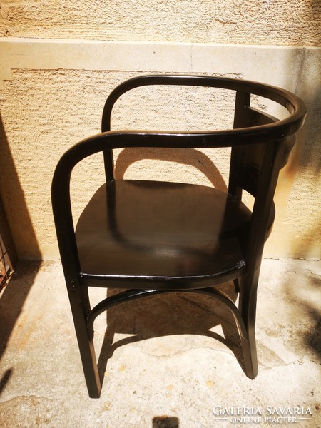 Antik Thonet karos szék karos fotel, használható állapotban. Íróasztal szék, dohányzó