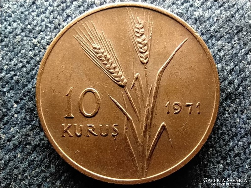 Turkey fao - agricultural progress series 10 kurus 1971 (id57404)