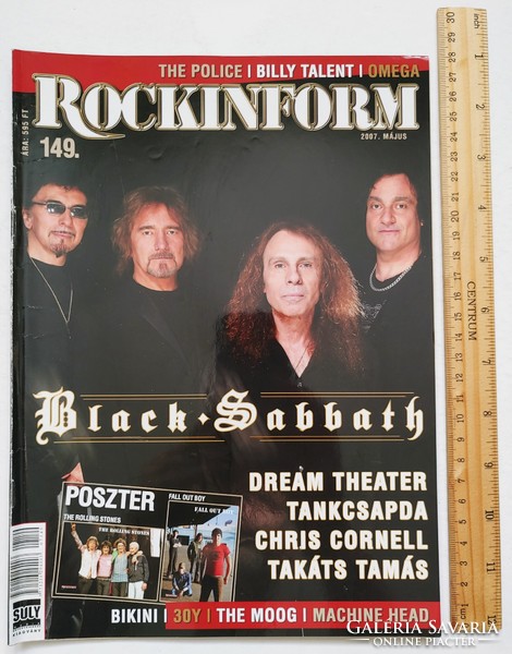 Rockinform magazin 07/5 Black Sabbath Rolling Stones Fall Out Boy Chris Cornell Dalriada Takáts Tamá