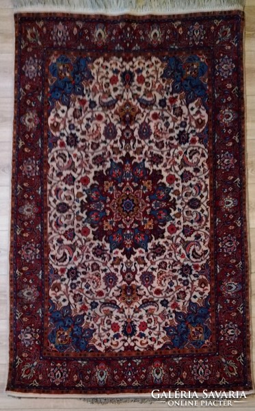 Beautiful! Vintage Persian sarouk, or Jawzjan carpet! 1970s-80s! Handmade!